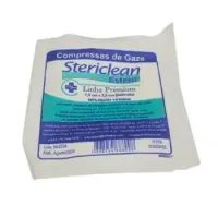 Imagem de Compressa De Gaze 13 Fios Estéril Stericlean - Pacote Com 10 Unidades